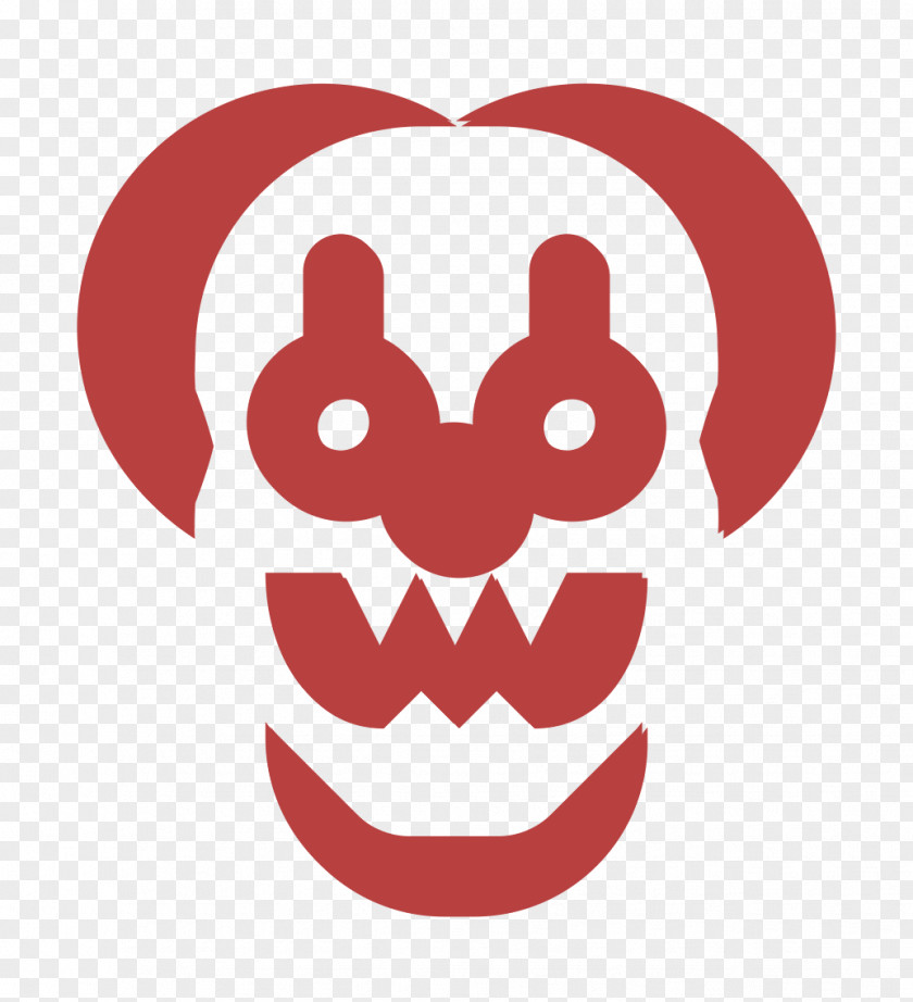 Logo Mouth Clown Icon Halloween It PNG