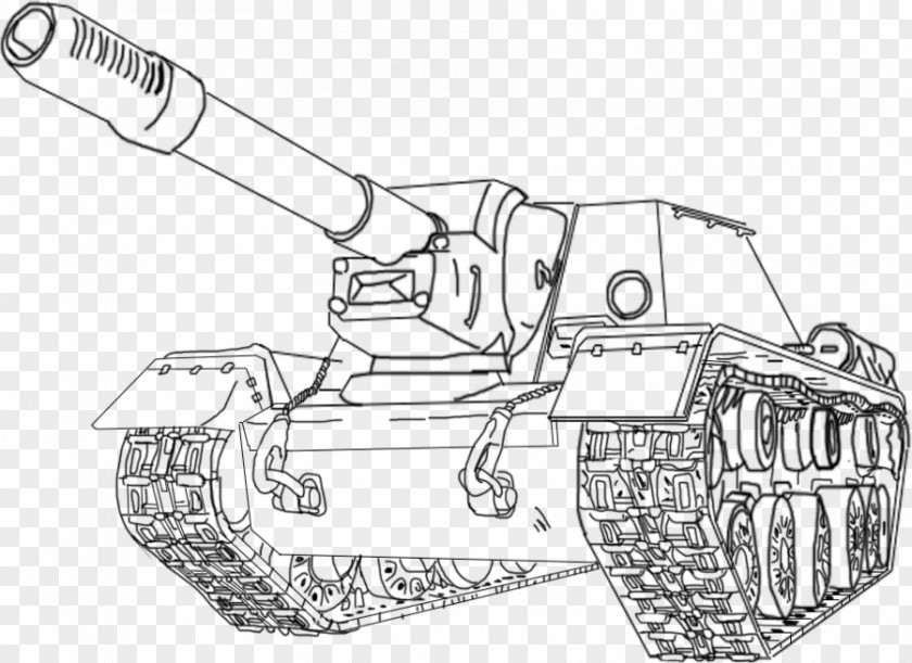 Tank Drawing Line Art World Of Tanks Painting PNG