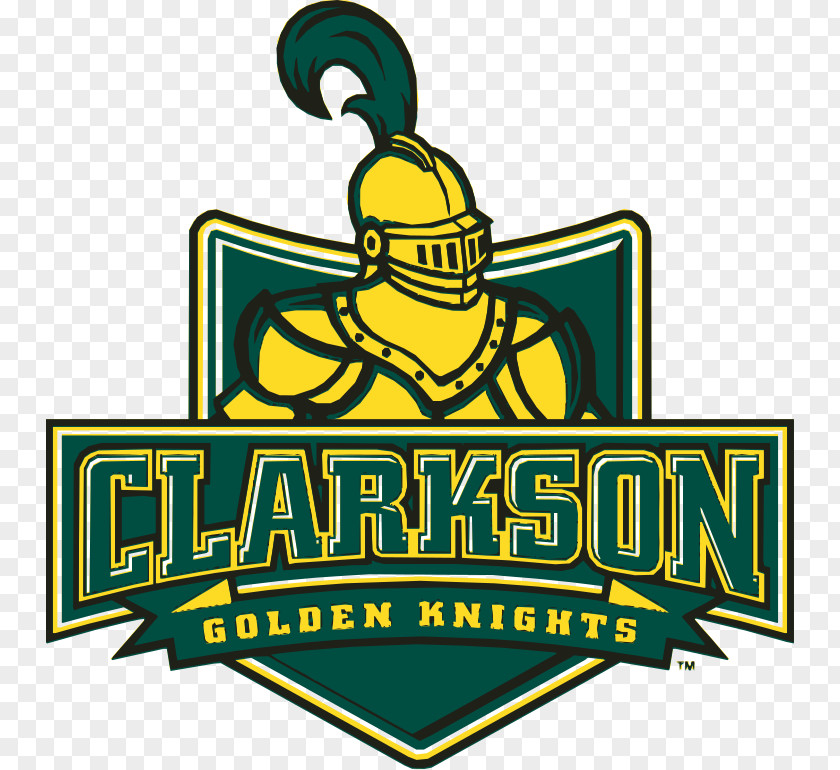Clarkson University Golden Knights Men's Ice Hockey Basketball Women's Logo PNG