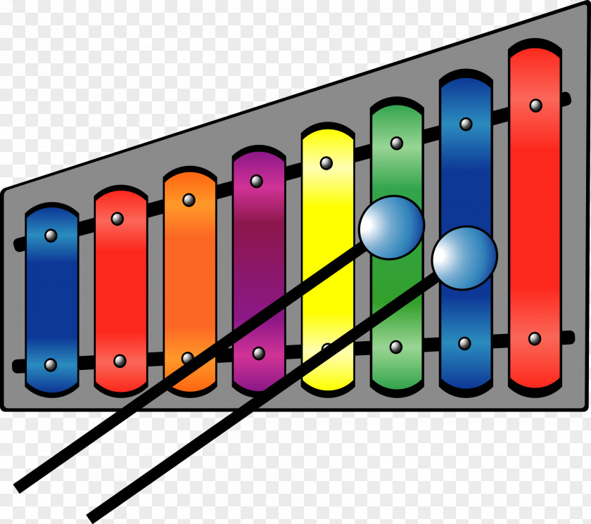 Colorful Xylophone Clip Art PNG