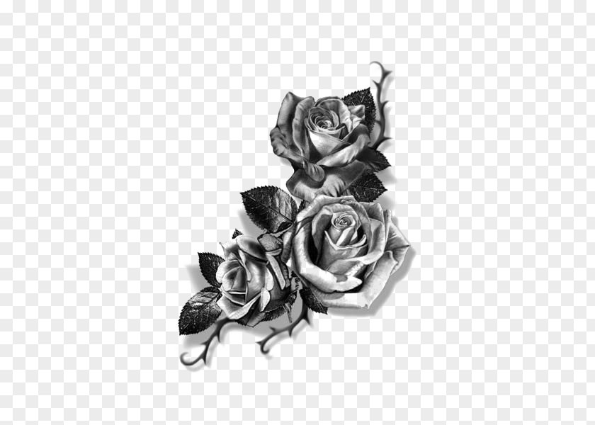 Rose Sketch Sleeve Tattoo Forearm Flash Cover-up PNG