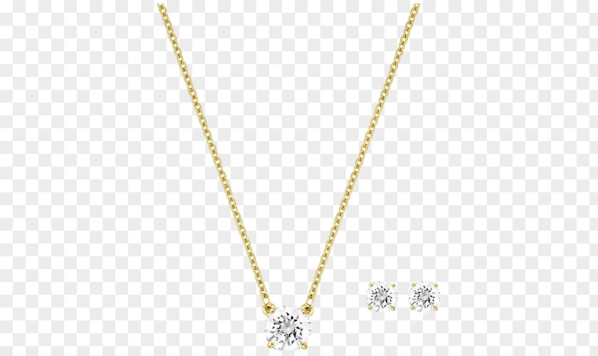 Swarovski Jewelry Gemstone Sets Necklace Pendant Chain Body Piercing Jewellery Pattern PNG