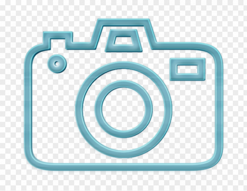 Symbol Turquoise Camera Icon Equipment Image PNG