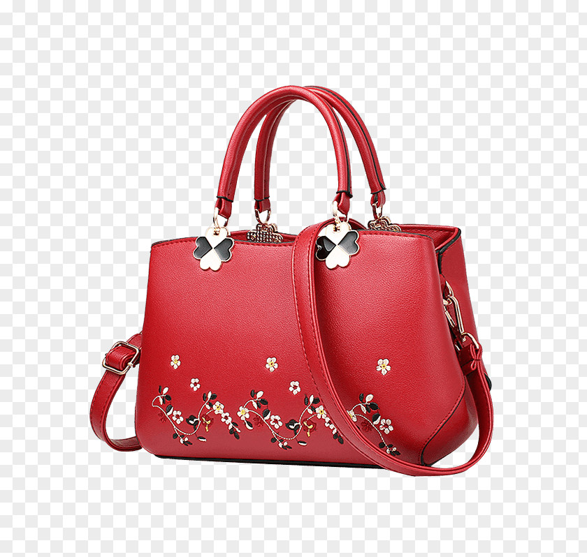 Bag Handbag Messenger Bags Tote Red PNG