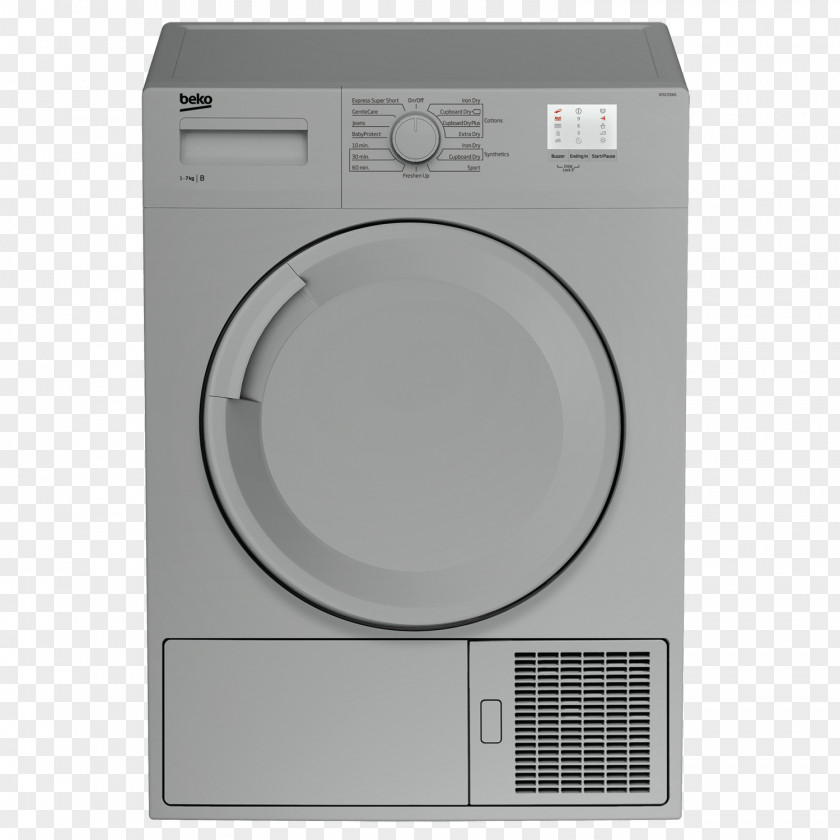 Beko DTGC8000 Clothes Dryer Home Appliance Condenser PNG