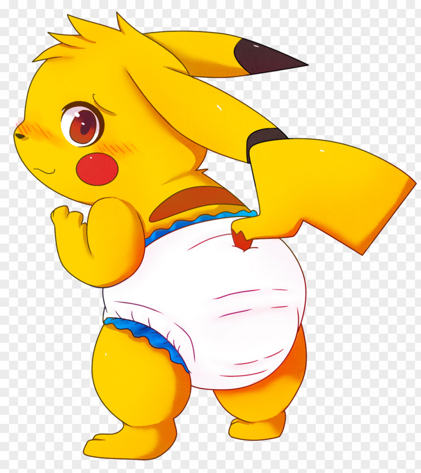 Pikachu Detective Diaper Pokémon Yellow PNG