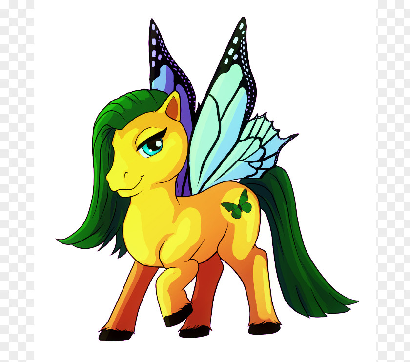 Realistic Butterfly Pony How-to Clip Art PNG