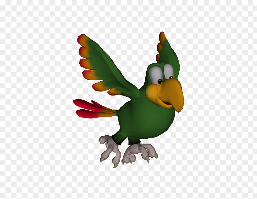 Zip Your Mouth Rooster Figurine Beak PNG