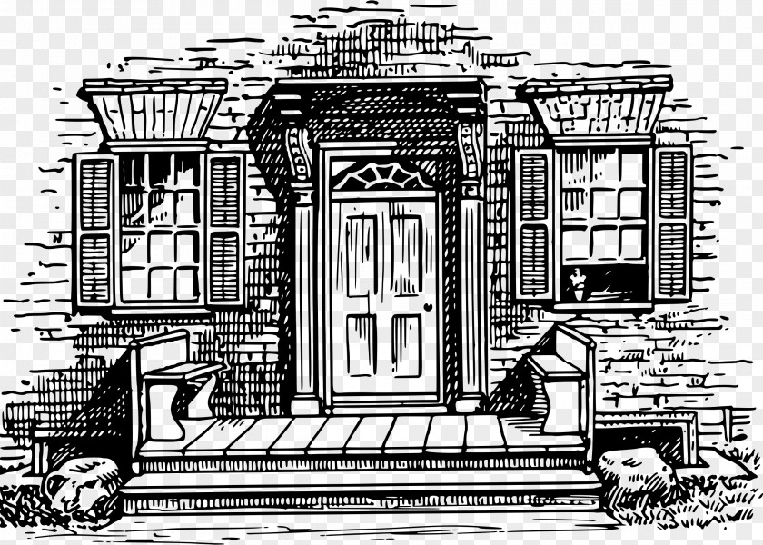 Architecture Clipart Facade Stoop Clip Art PNG