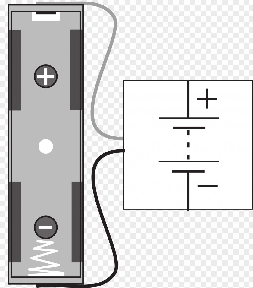 Electronics Electronic Symbol Battery Holder Wiring Diagram Circuit PNG