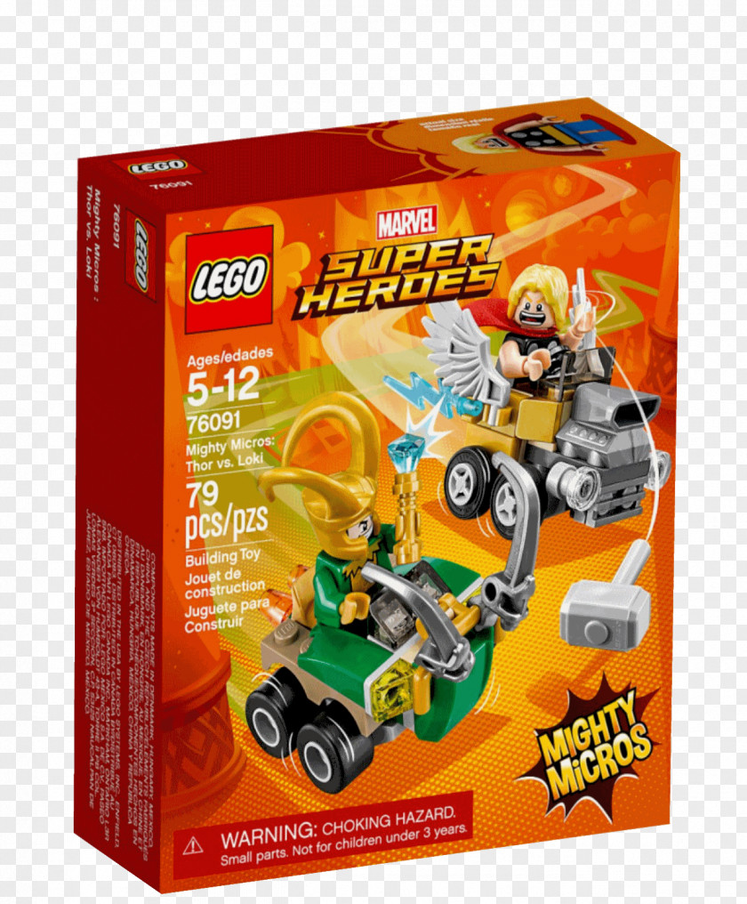Loki Lego Marvel Super Heroes Thor Mjolnir PNG