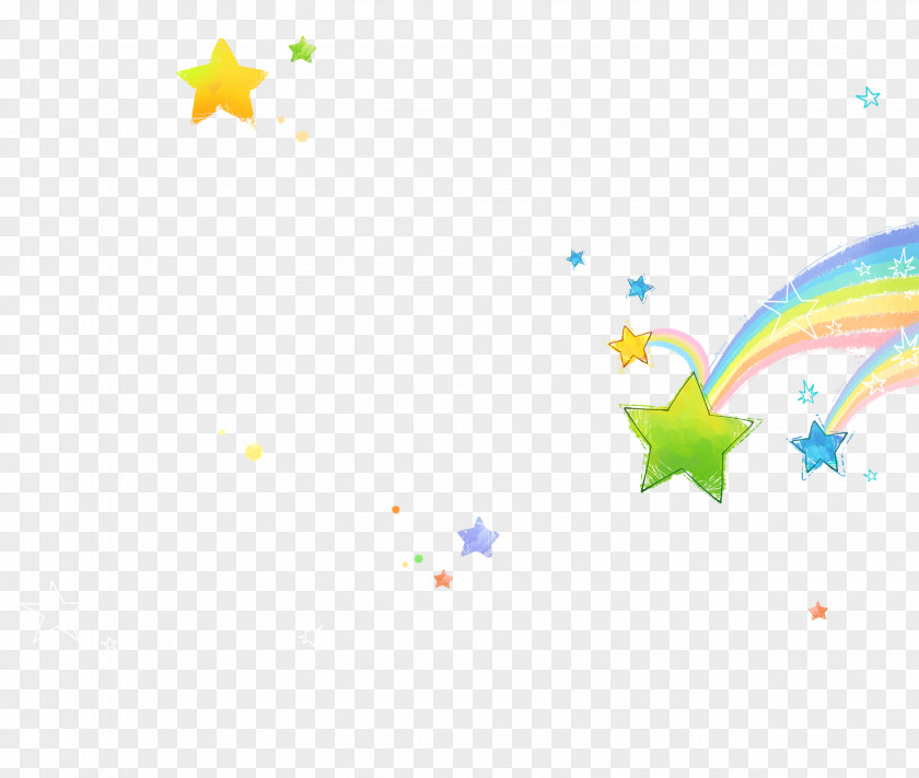 Rainbow Stars Download PNG