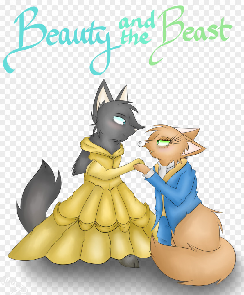 Beauty And The Beast Cat Kitten Mammal Carnivora Canidae PNG
