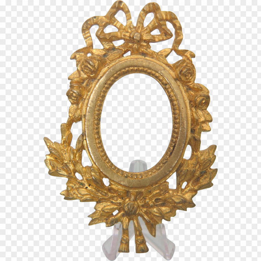 Brass 01504 Oval Mirror PNG