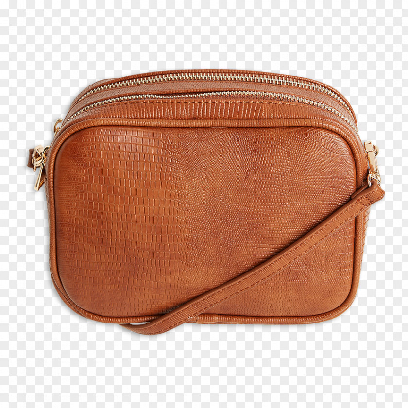 Brown Bag Handbag Coin Purse Leather Caramel Color PNG