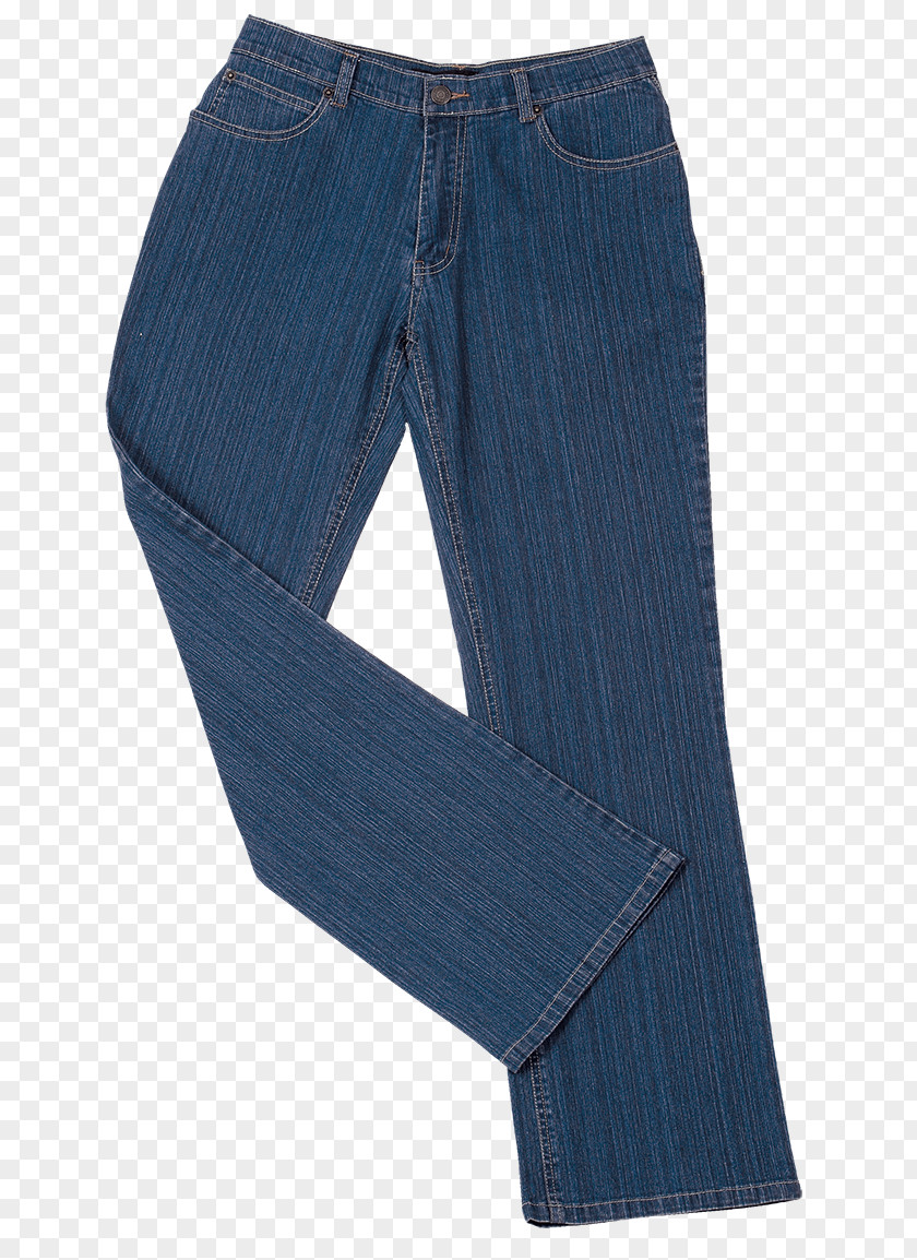 Denim Pocket Jeans Cobalt Blue PNG