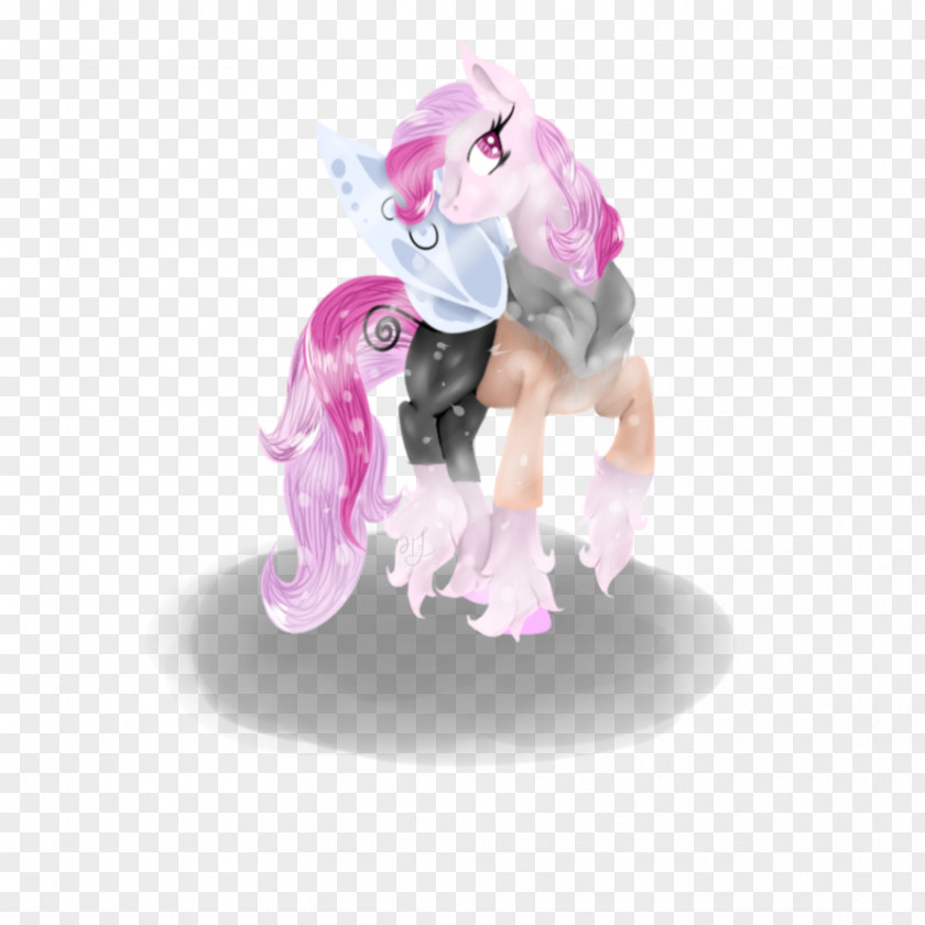 Horse Figurine Character Fiction Pink M PNG