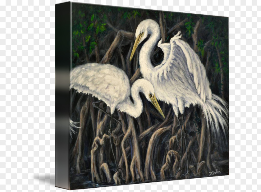 Mangroves Oil Painting Reproduction Art Imagekind Bird Acrylic Paint PNG