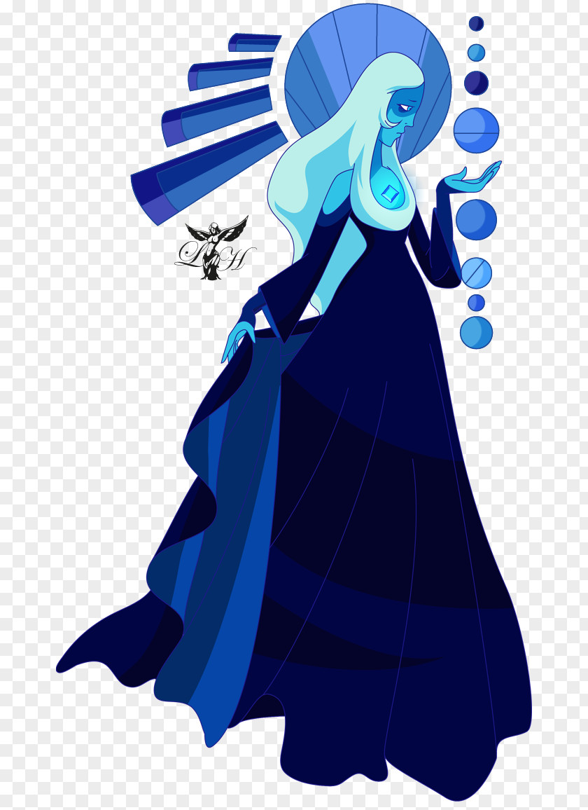 Murals Pearl Blue Diamond Drawing PNG