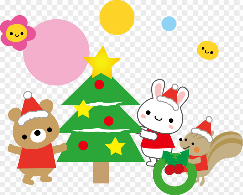 Santa Claus Christmas Day Illustration Tree Image PNG