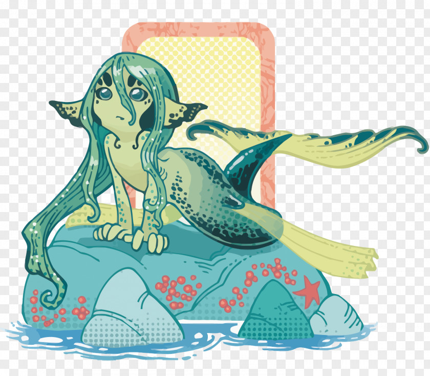 Vector Mermaid U6d77u7684u5973u513f Illustration PNG