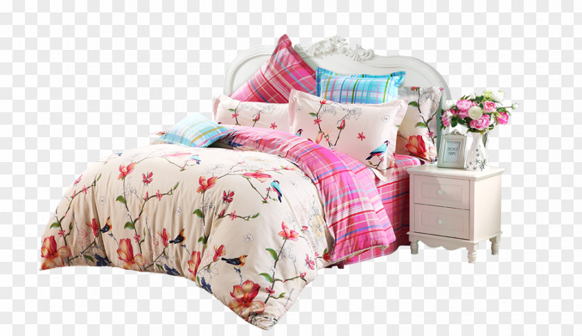 Bed Bedding Textile Information Blanket PNG