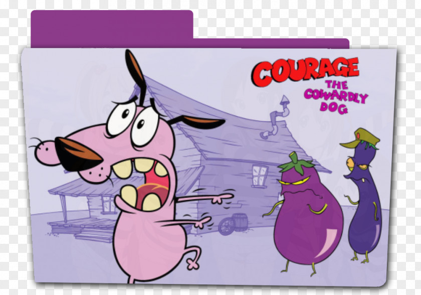 Dog Eustace Bagge Courage Animated Series PNG