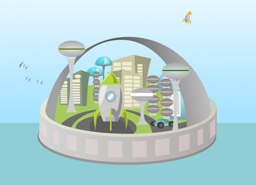 Futuristic City Cliparts Future Clip Art PNG