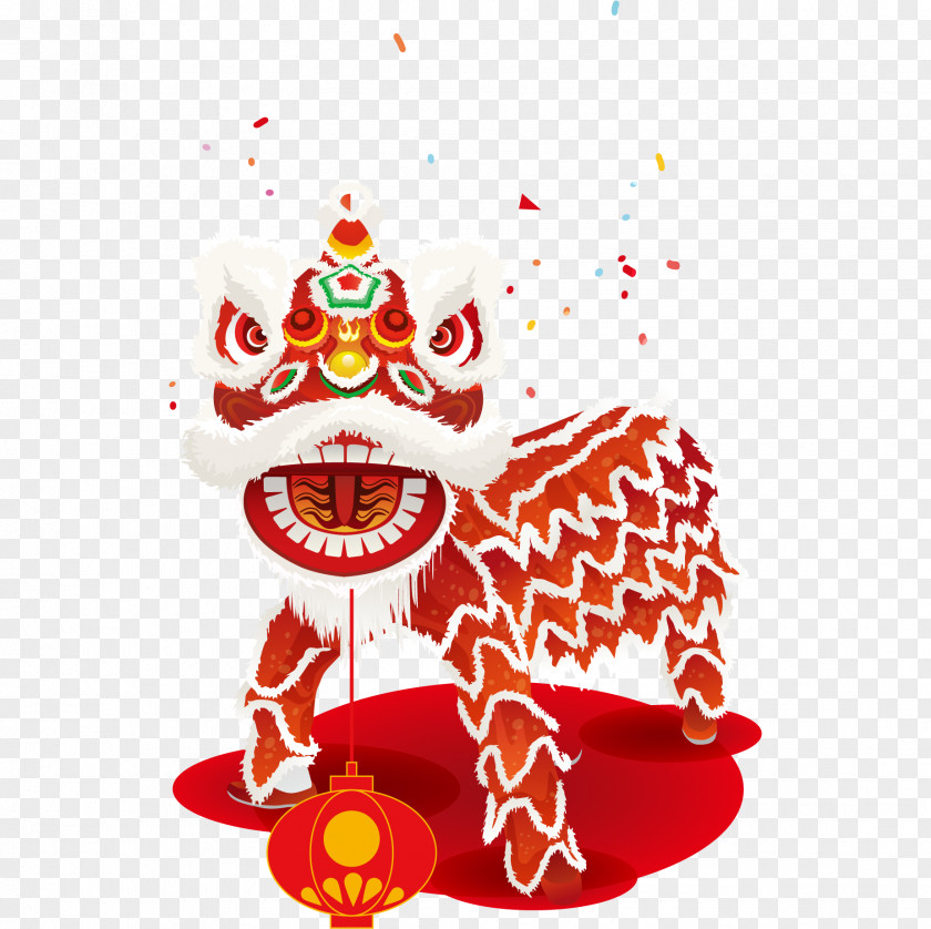 Lantern Festival Lion Dance Chinese New Year Dragon PNG