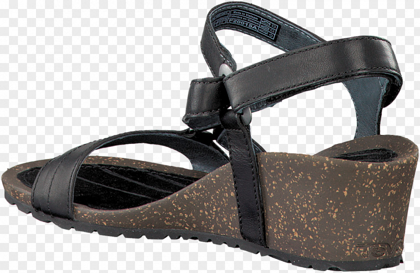 Sandal Shoe Teva Footwear Black PNG