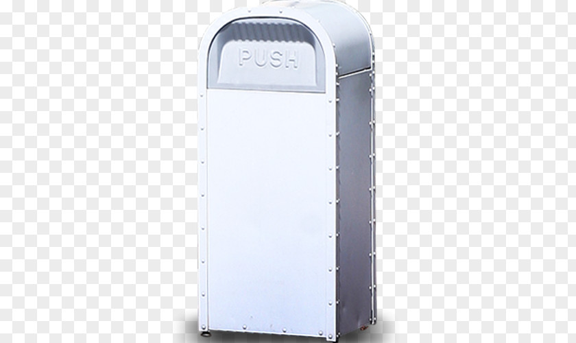 Silver White Trash Can Waste PNG