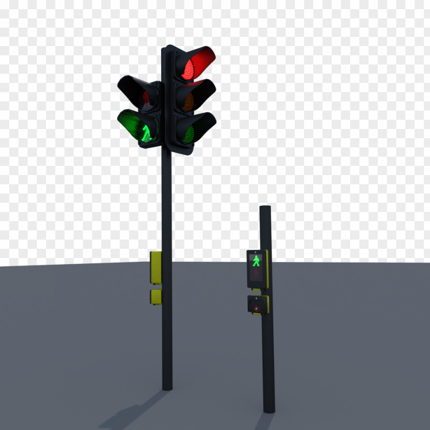Traffic Light Unreal Engine 4 3D Computer Graphics Pedestrian Crossing PNG
