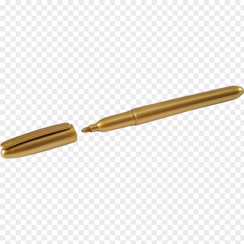 Gold Vip Marker Pen India Ink Metal PNG