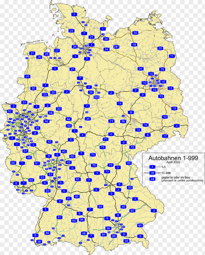 Map Germany Autobahn Bundesstraße Controlled-access Highway PNG