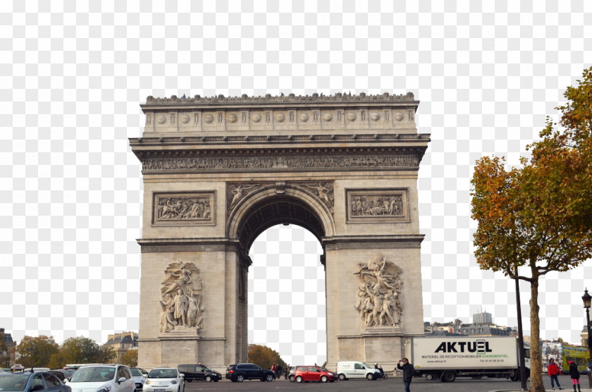 Paris Arc De Triomphe Champs-xc9lysxe9es Eiffel Tower Place Charles Gaulle Triumphal Arch PNG