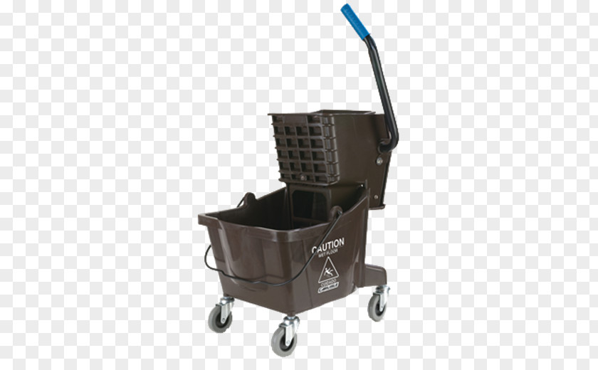 Mop Bucket Cart Cleaning Tool PNG