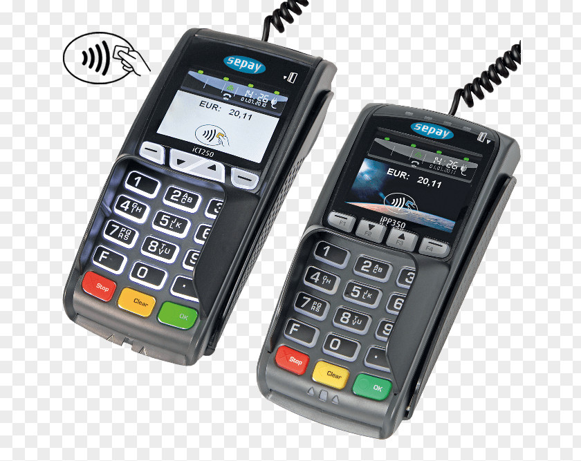 Vast Electronic Cash Terminal Ingenico Contactless Payment Point Of Sale Computer PNG