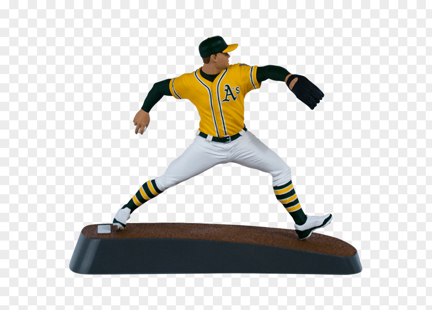 Baseball Pitcher Oakland Athletics Collectable Toy Figurine PNG
