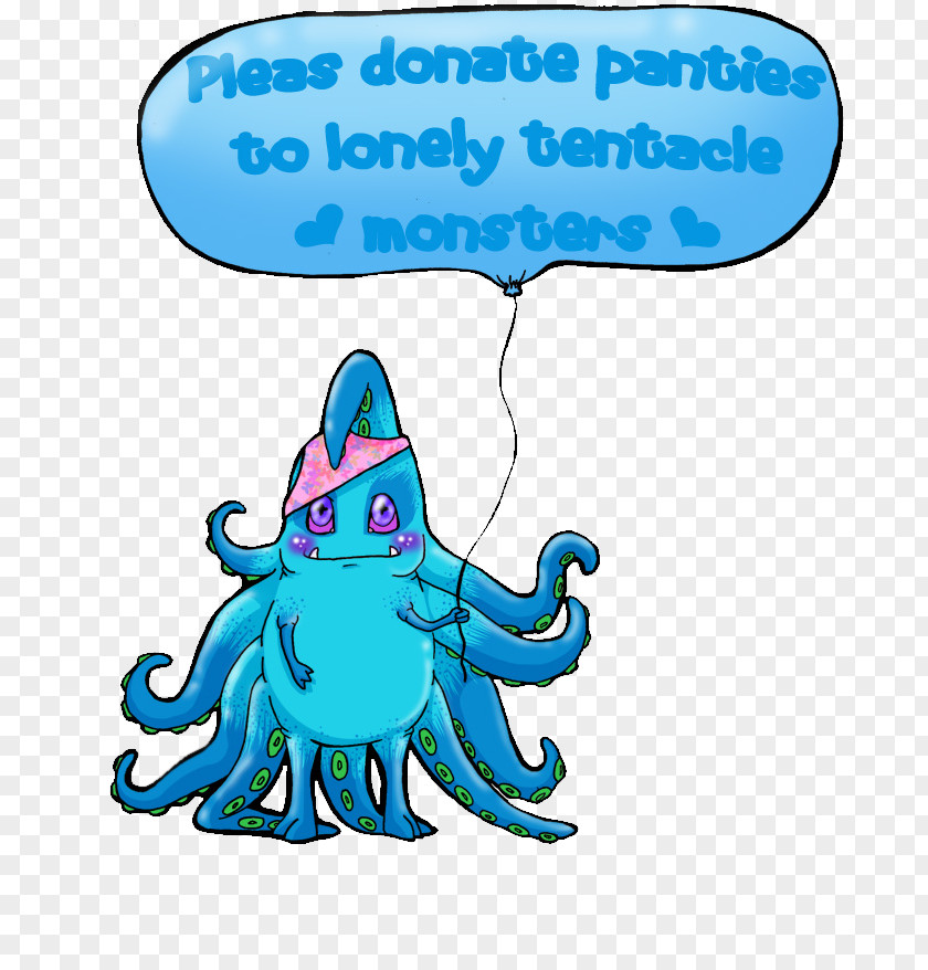 Kamikaze Octopus Cartoon Clip Art PNG