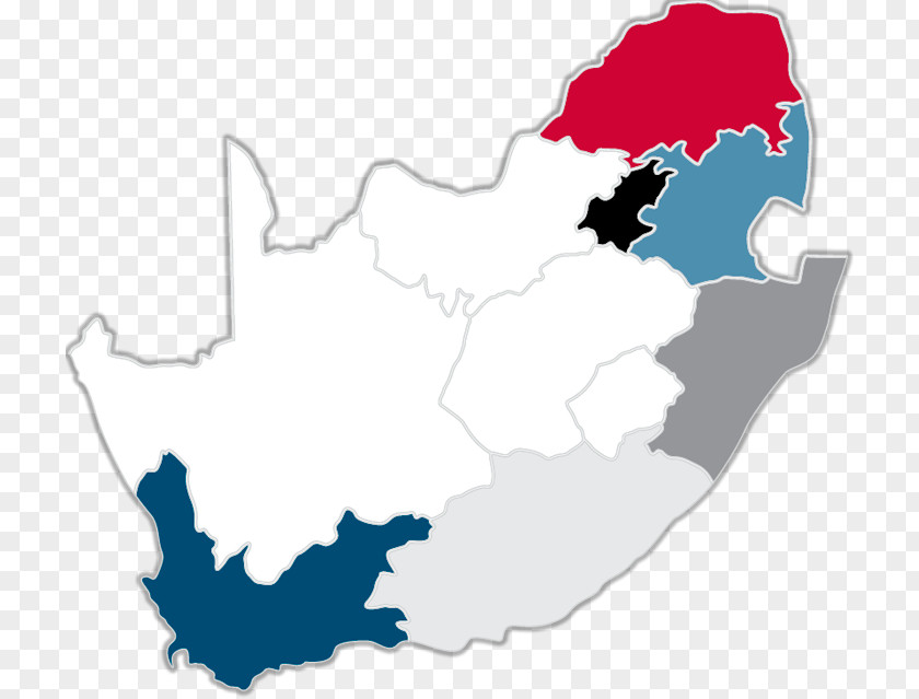 Map Cape Town Johannesburg Mpumalanga North West PNG