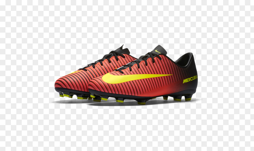 Nike Mercurial Vapor Football Boot Tiempo Orange PNG