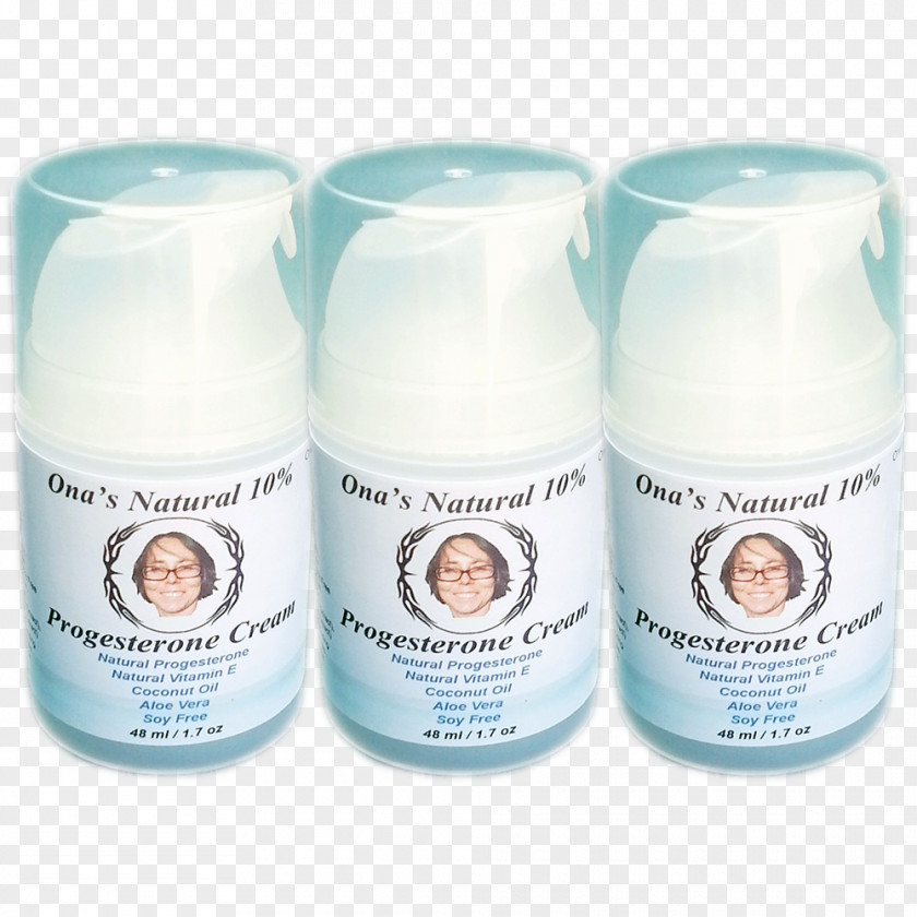100 Natural Lotion Cream Progesterone Pump Liquid PNG