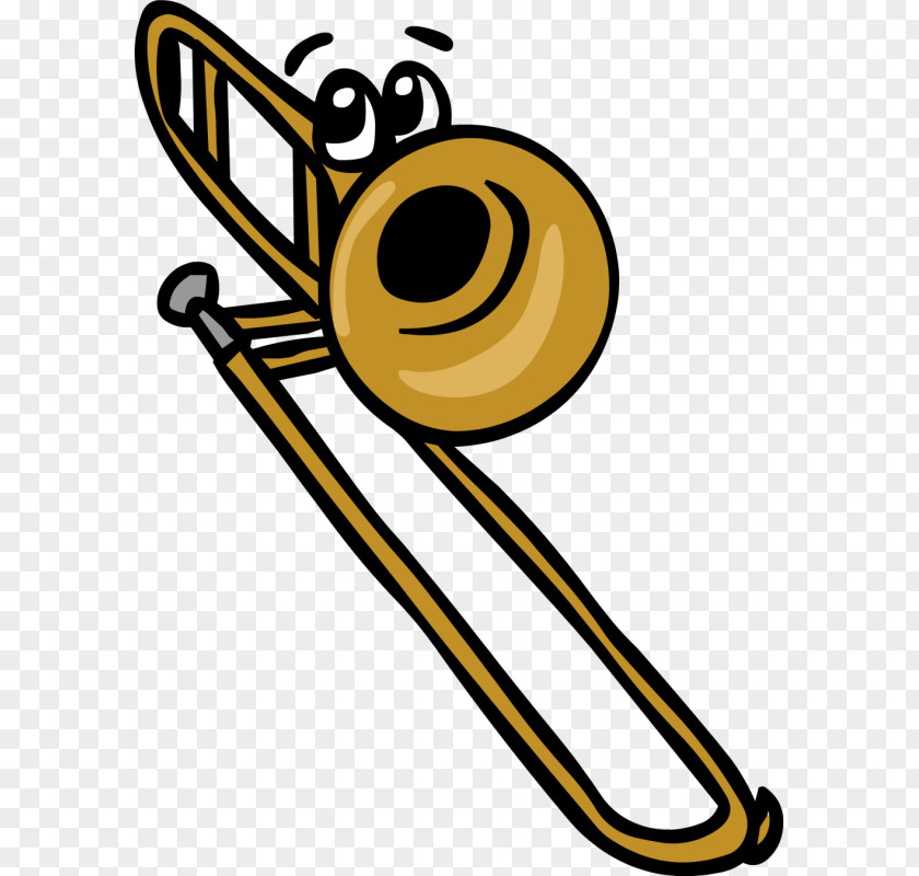 Trombone Concerto Cartoon Musical Instruments Clip Art PNG
