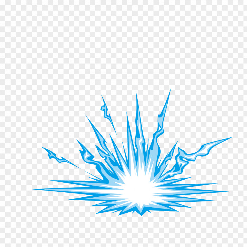 Blue Explosion PNG