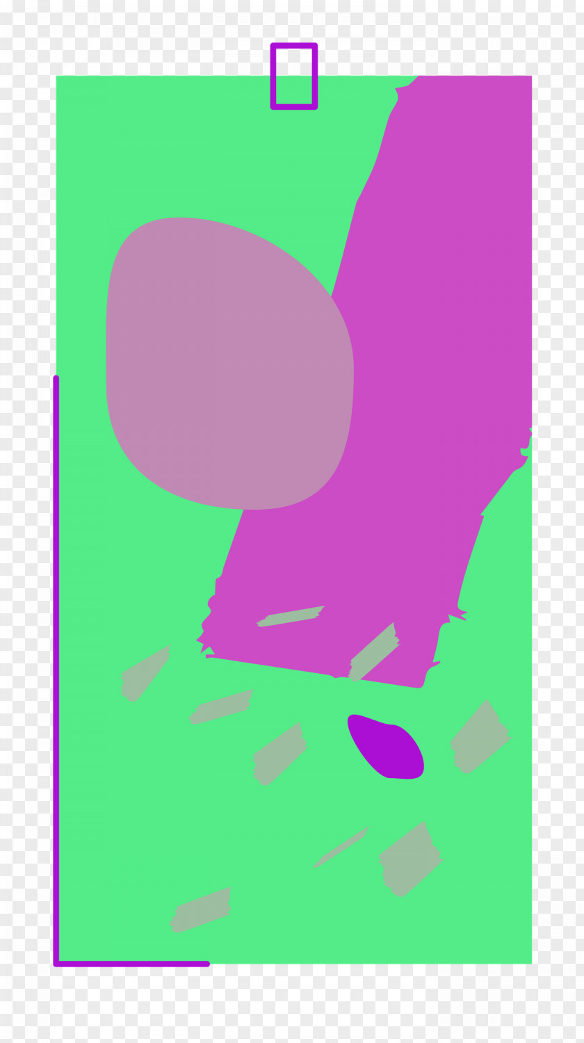 Cartoon Diagram Green Violet Paper PNG