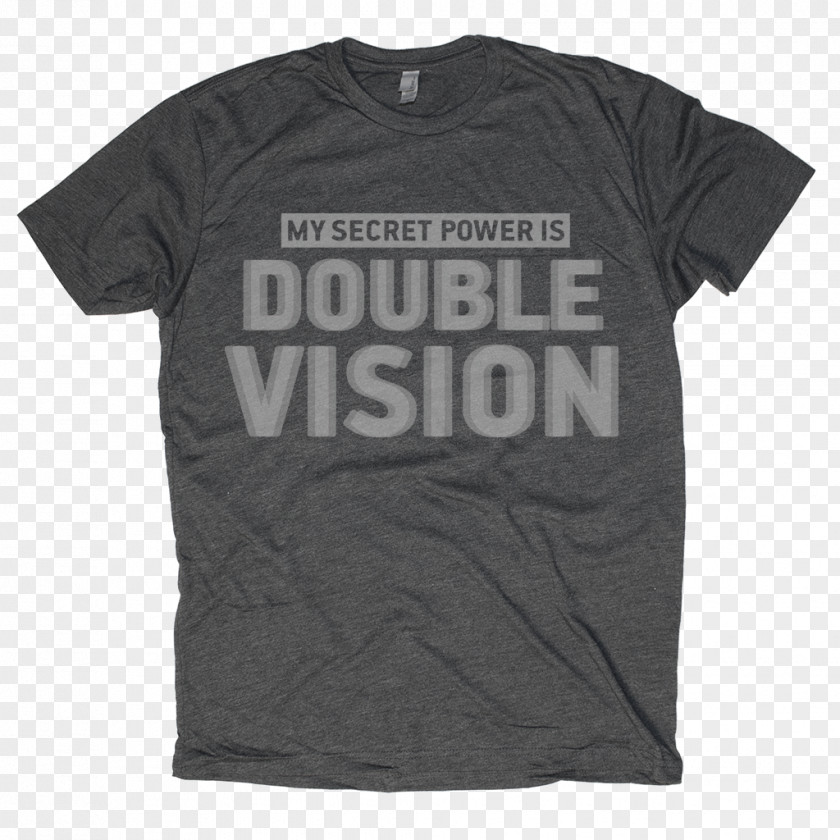 Double Vision T-shirt Logo Sleeve Font PNG