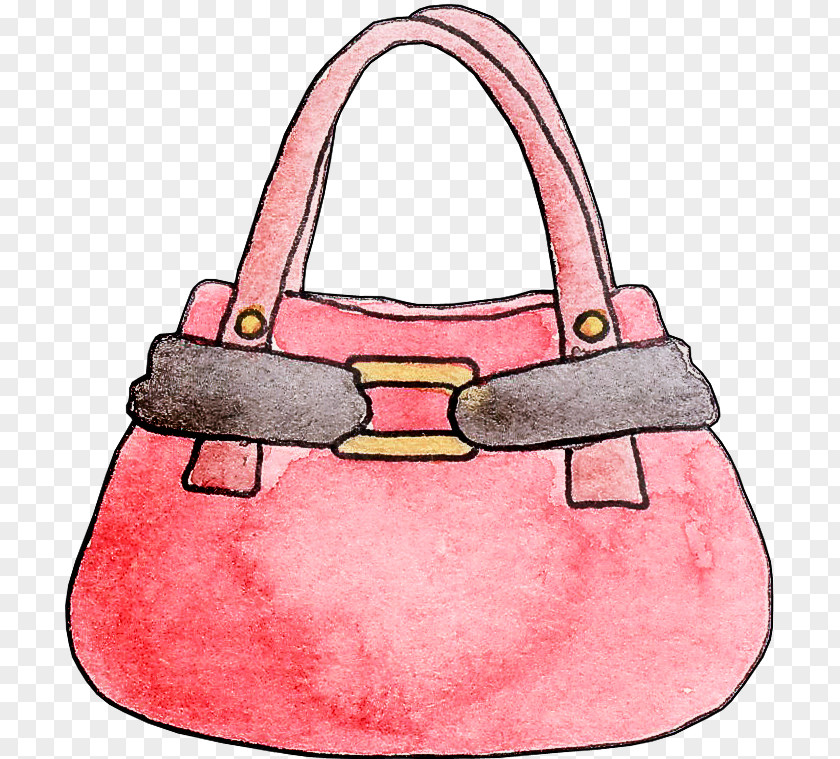 Handbag Bag Pink Shoulder Red PNG