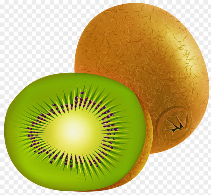 Kiwifruit Green Yellow Fruit Plant PNG