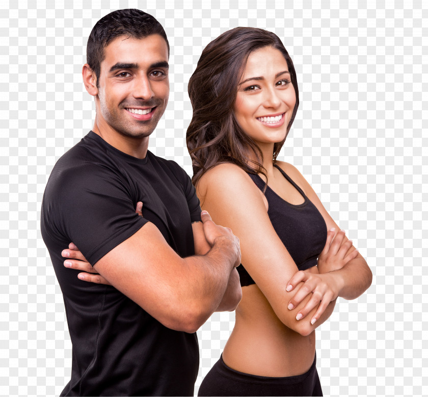 Couple Personal Trainer Fitness Centre Physical Exercise PNG