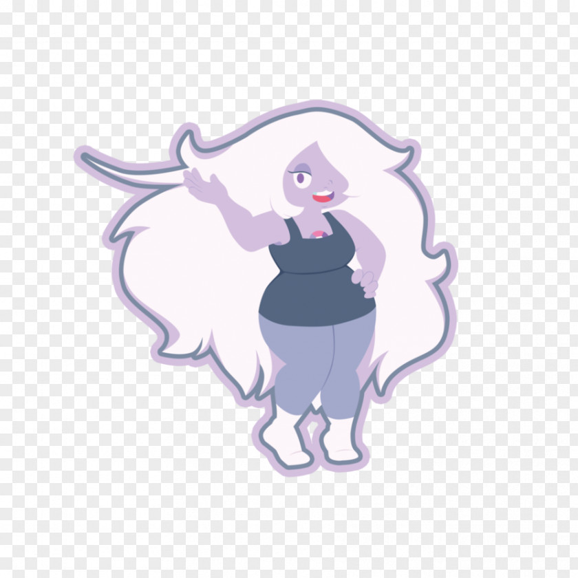 Amethyst Long Hair PNG